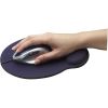 Manhattan Wrist Gel Support Pad and Mouse Mat, Blue, 241  203  40 mm, non slip base, Lifetime Warranty, Card Retail Packaging