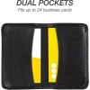 Samsill Regal Carrying Case (Wallet) Business Card - Black