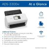 Brother ADS-4300N Cordless Sheetfed Scanner - 600 x 600 dpi Optical