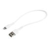 StarTech.com 12inch/30cm Durable White USB-A to Lightning Cable, Rugged Heavy Duty Charging/Sync Cable for Apple iPhone/iPad MFi Certified