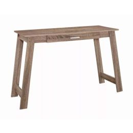 18" x 42" x 29.25" Dark Taupe Particle Board Storage Drawer  Computer Desk (Pack of 1)