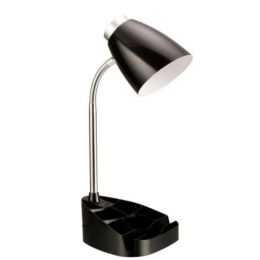 Limelights Gooseneck Organizer Desk Lamp with iPad Tablet Stand Book Holder (Pack of 1)