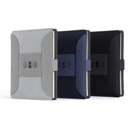 Phone Charging Business Padfolio (Black) (Pack of 1)